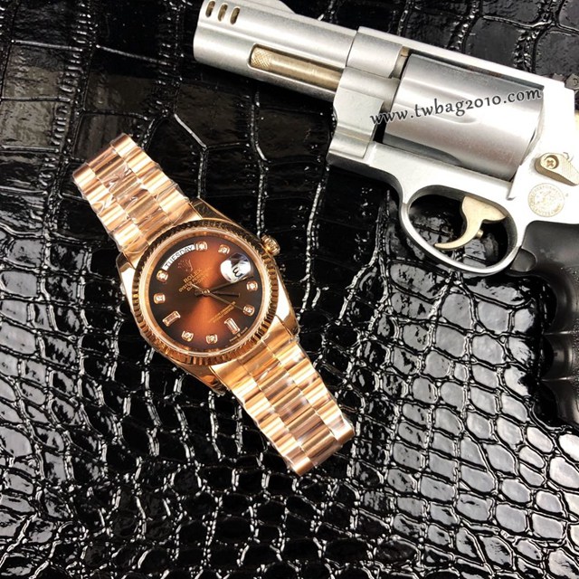 勞力士複刻手錶 Rolex星期日曆型daydate系列 36mm 全自動機械機芯女士腕表  gjs1861